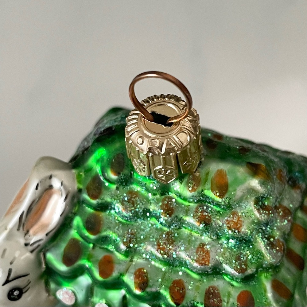 Carrot Cart Bunny Ornament by Christopher Radko - Picture 6 of 9